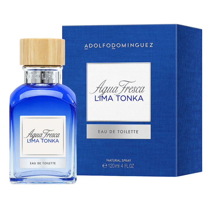 Adolfo Dominguez Agua Fresca Lima Tonka 4.0oz Men EDT Spray