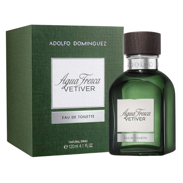 Adolfo Dominguez Agua Fresca Vetiver 4.0oz Men EDT Spray