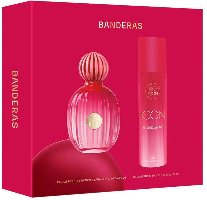 Antonio Banderas The Icon 2-Piece Set 3.4oz Women EDP Spray