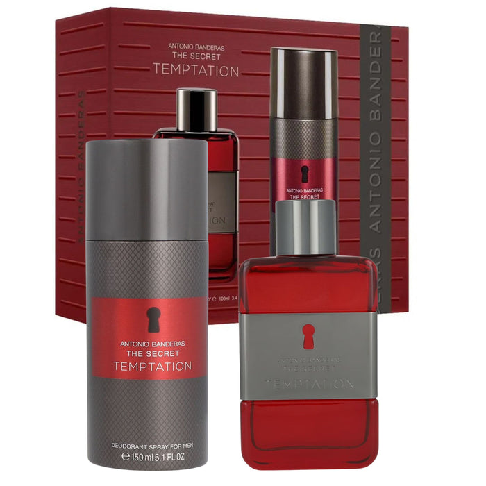 Antonio Banderas The Secret Temptation 2-Piece Set 3.4oz Men EDT Spray