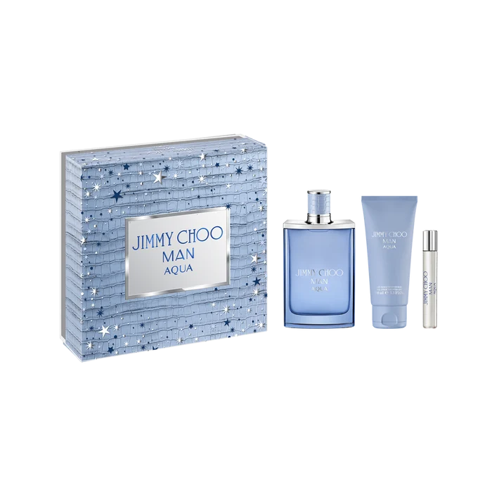 Jimmy Choo Aqua 3-Piece Set 3.3oz Men EDT Spray