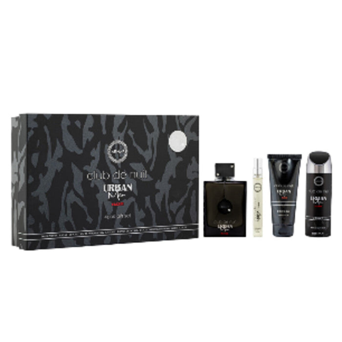 Armaf Club De Nuit Urban Elixir 4-Piece Set 3.6oz Men EDP Spray