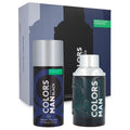 Benetton Color Black 2-Piece Set 3.4oz Men EDT Spray
