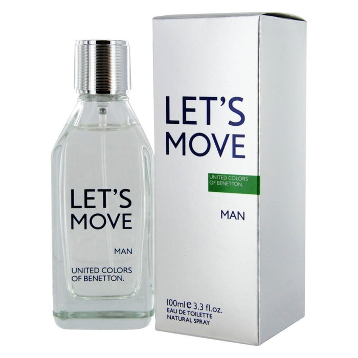 Benetton Let's Move 3.3oz Men EDT