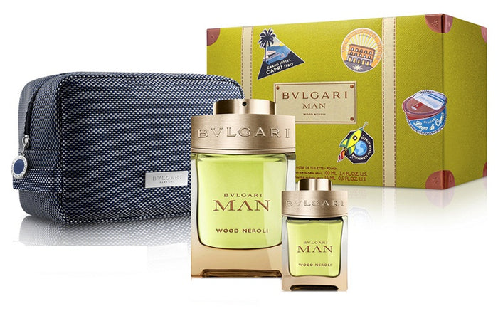Bvlgari Man W.Neroli 3-Piece Set 3.4oz Men EDT Spray