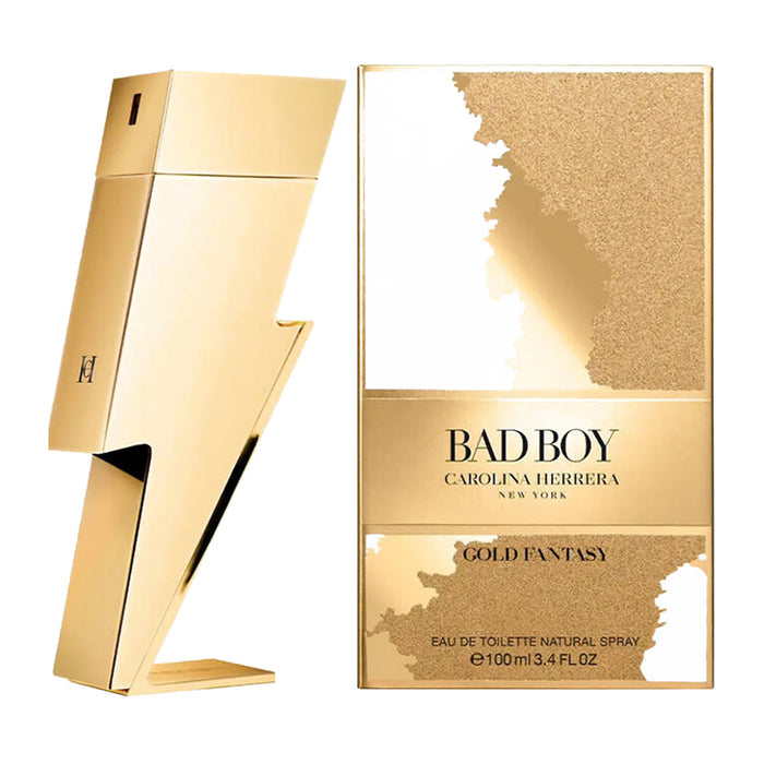 Carolina Herrera Bad Boy Gold Fantasy 3.4oz Men EDT