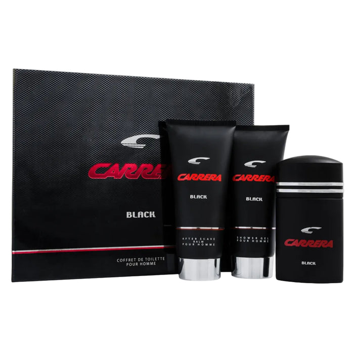 Carrera Black 3-Piece Set 3.4oz Men EDT Spray