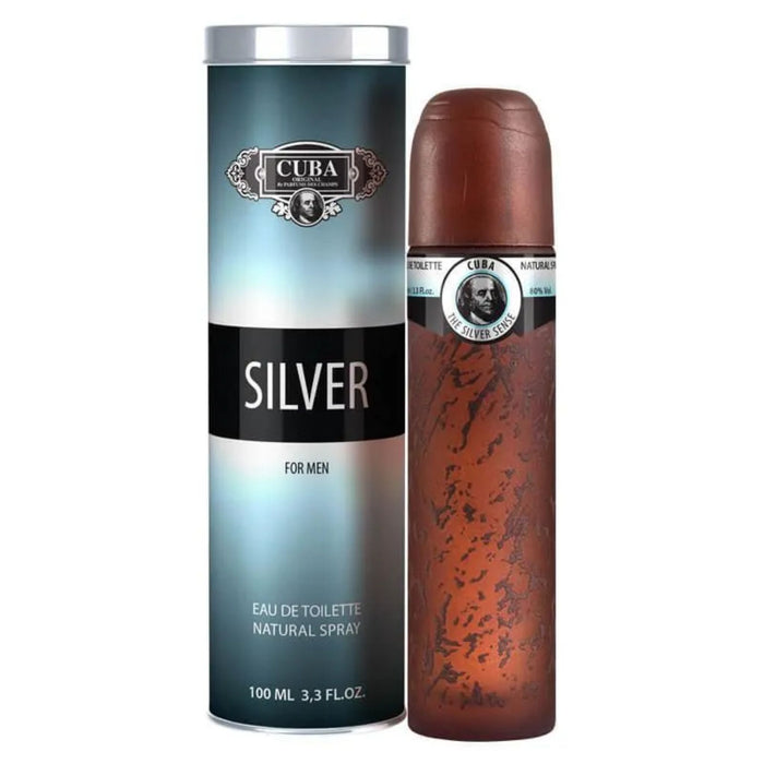 Cuba Silver 3.3oz M EDT Spray