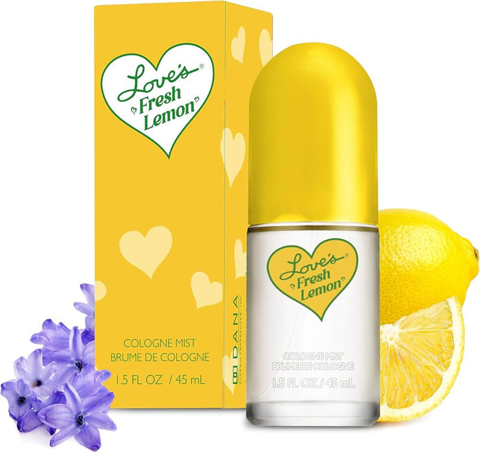 Dana Love's Fresh Lemon Cologne Mist 1.5oz Women Spray