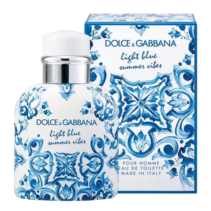 Dolce & Gabbana Light Blue Summer Vibes 2.5oz Men Spray EDT