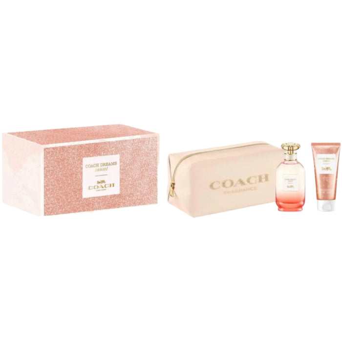 Coach Dreams Sunset 4-Piece Set 3.0oz Women EDP Spray