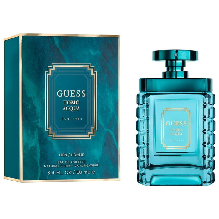 Guess Uomo Acqua 3.4oz Men EDT Spray