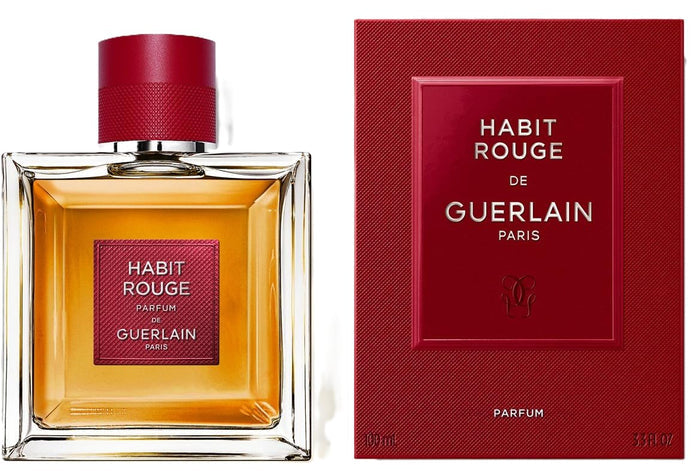 Guerlain Habit Rouge Parfum 3.3oz Men Spray