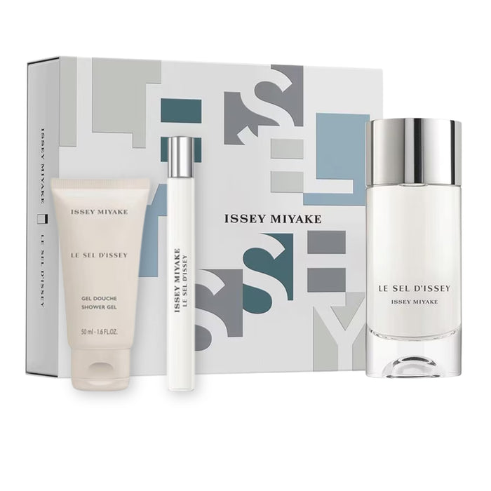 Issey Miyake Le Sel 3-Piece Set 3.4oz Men EDT Spray