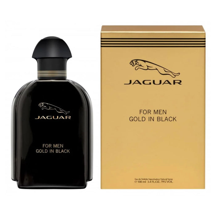 Jaguar Gold In Black 3.4oz Men EDT