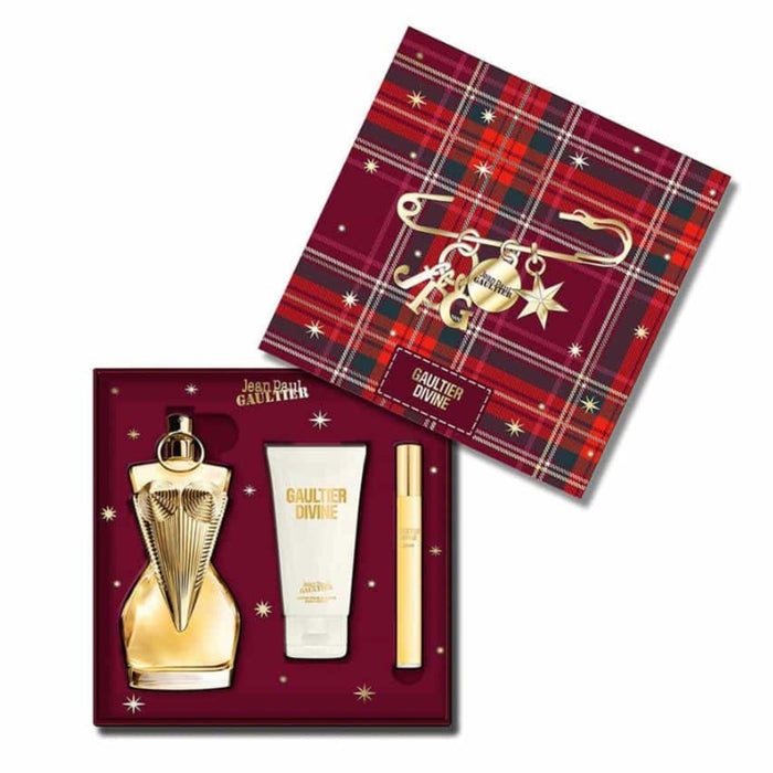 Jean Paul Gaultier Divine 3-Piece Set 3.4oz Women EDP Spray