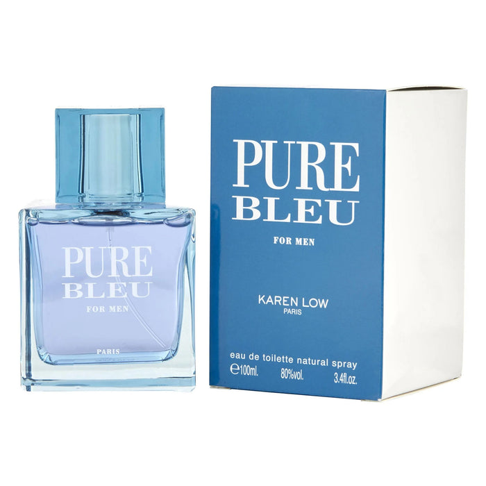 Karen Low Pure Bleu 3.4oz Men EDT Spray