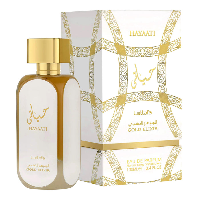 Hayaati Gold Elixir Lattafa 3.4oz Unisex EDP Spray