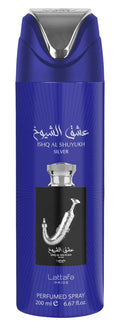Lattafa Ishq Shuyukh Silver Perfumed Spray 6.6oz Unisex