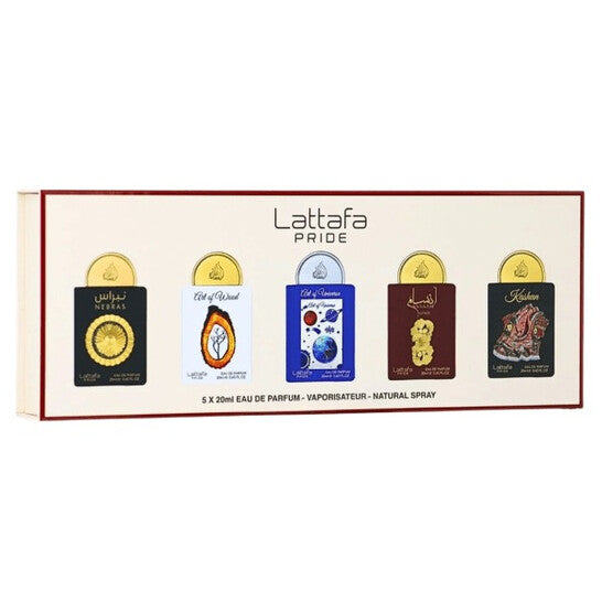 Lattafa Pride Mini 5- Piece Set 0.5oz Unisex EDP Spray