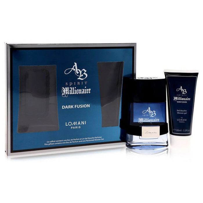 Lomani AB Spirit Millionaire D.Fusion 2-Piece Set 3.3oz Men EDP Spray