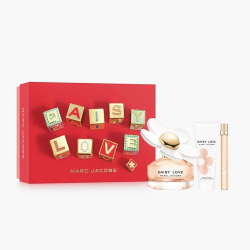 Marc Jacobs Daisy Love 3-Piece Set 3.4oz Women EDT Spray