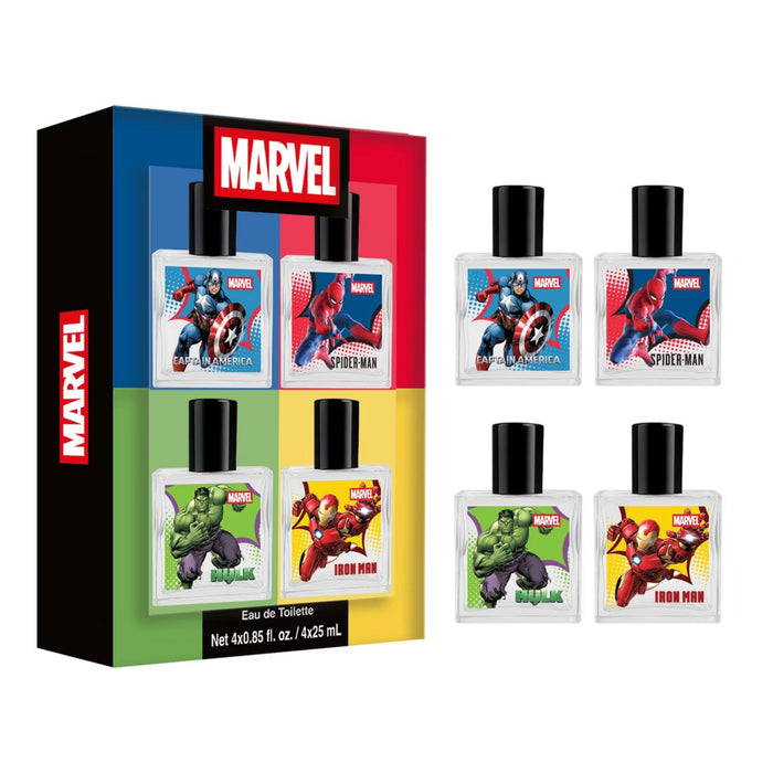 Marvels Mini Set 4x0.85oz Kids EDT Spray
