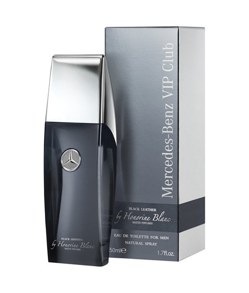 Mercedes-Black Leather 3.4oz Men EDT Spray