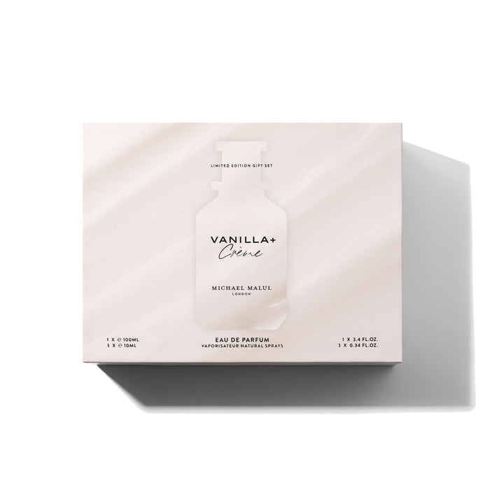 Michael Malul Vanilla+Creme 3-Piece Set 3.4oz Women EDP Spray