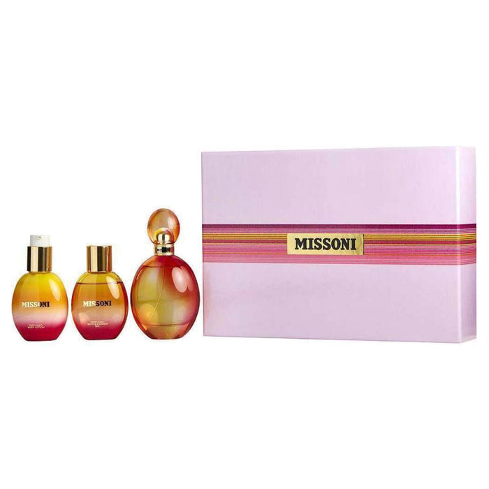Missoni 3-Piece Set 3.4oz Women EDT Spray