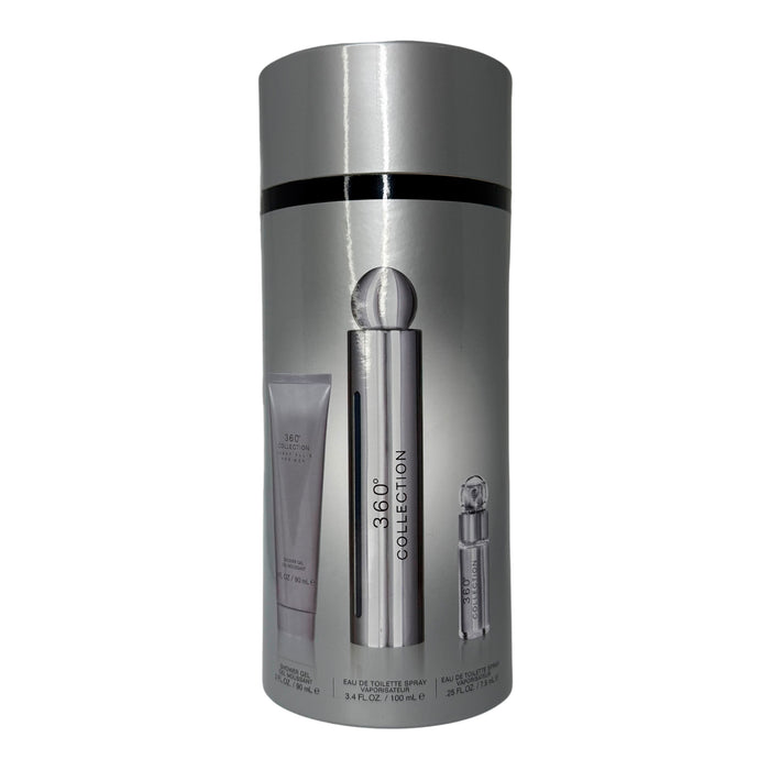 Perry Ellis 360 Collection 3-Piece Set 3.4oz Men EDT Spray