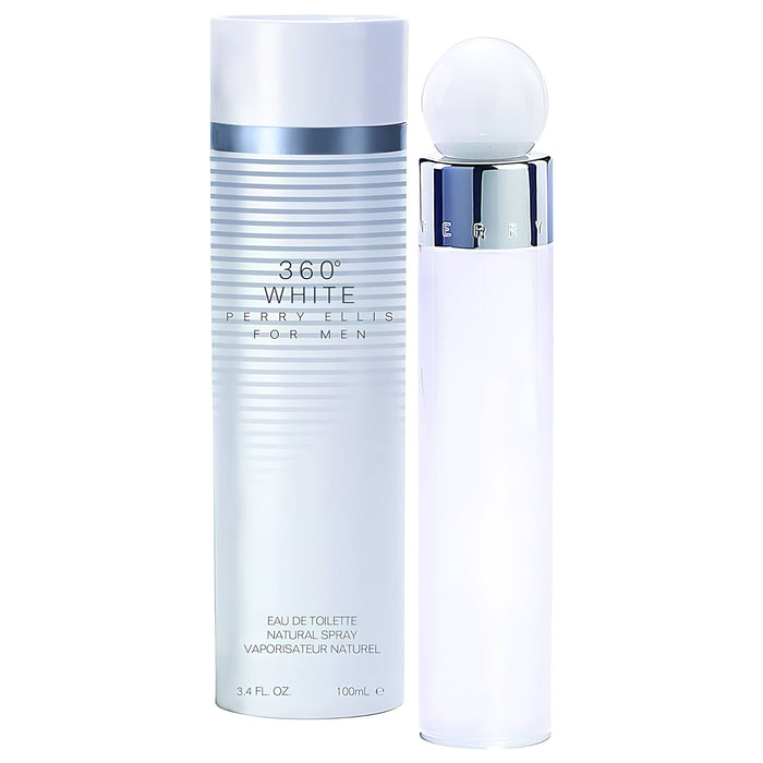 Perry Ellis 360 White 3.4oz Men EDT Spray