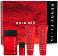 Perry Ellis Bold Red 4-Piece Set 3.4oz Men EDT Spray