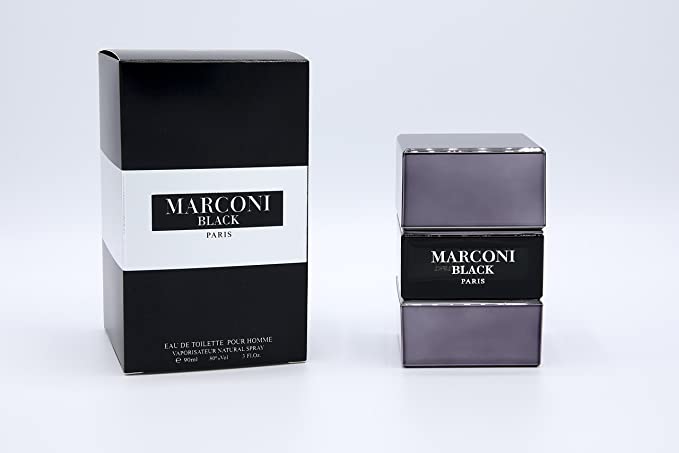 Prestige Marconi Black 3.0oz Men EDT Spray