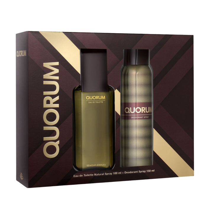 Quorum 2-Piece Set 3.4oz Men EDT Spray