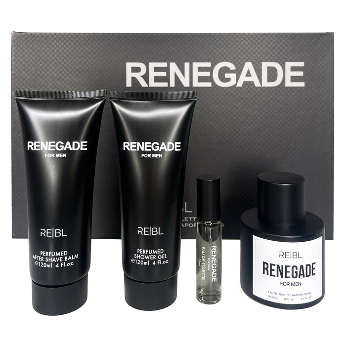 Renegade 4-Piece Set 3.4oz Men EDT Spray
