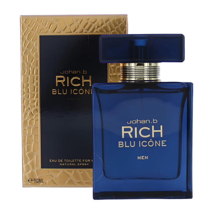 Rich Blu Icone 3.0oz Men EDT Spray