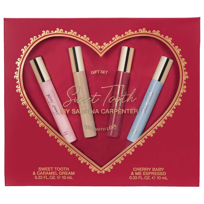 Sabrina Carpenter Sweet Tooth Mini 4-Piece Set 0.33oz Women EDP Spray