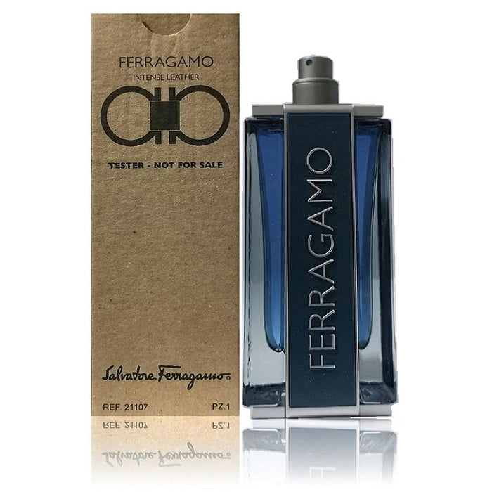 Salvatore Ferragamo Intense Leather 3.4oz Men EDP Spray Tester