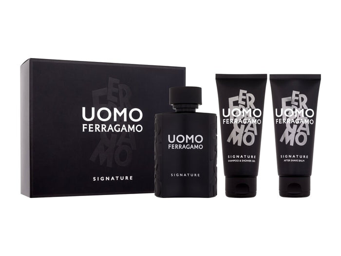Salvatore Ferragamo Uomo Signature 3-Piece Set 3.4oz Men EDP Spray